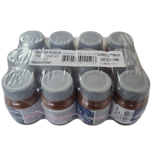 TINTA TECIDO FOS.37ML 12UN MARROM