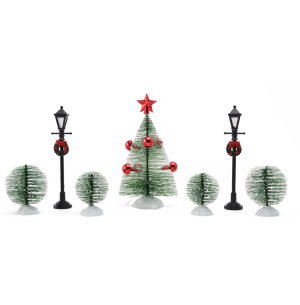  ENFEITE KIT DECORATIVO ÁRVORE 7PÇS