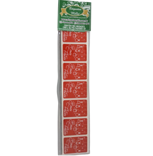 ETIQUETA ADES.100UN BOAS FESTAS VERMELHO