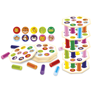 PEDAGÓGICO TORRE DE EMPILHAR DIVERTIDA 40PÇS