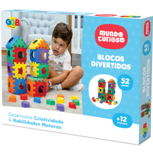 PEDAGÓGICO BLOCOS DIVERTIDOS 52PÇS