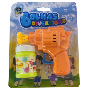 LANÇADOR BOLHA SABÃO 11CM PISTOLA