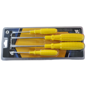 FERRAMENTA CHAVE DE FENDA E PHILLIPS 4PÇS