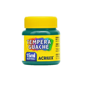TINTA GUACHE 15ML C/12 VERDE BANDEIRA 511