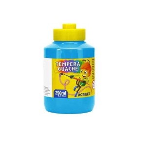 TINTA GUACHE 250ML AZUL CELESTE 503
