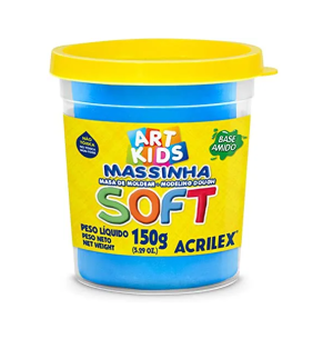 MASSINHA SOFT 150G AZUL 109