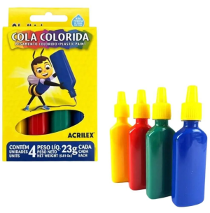 COLA COLORIDA 23G  C/4 SORTIDA 2604