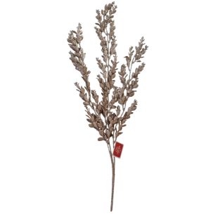 ENFEITE GALHO GLITTER 77CM ROSE