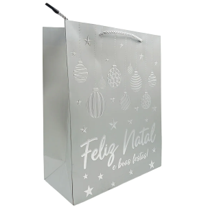SACOLA PRES.26X32CM FELIZ NATAL