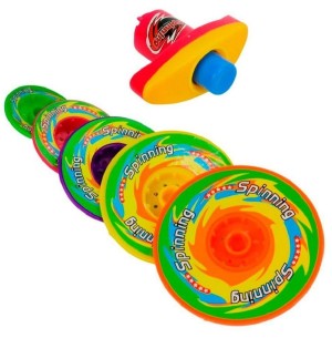 PIÃO ATIRA DISCO 6PÇS