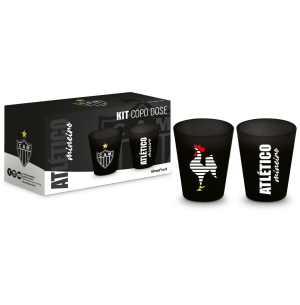 COPO VIDRO DOSE DRINK 2UN ATLÉTICO