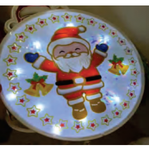 ENFEITE PAPAI NOEL 26 LEDS WARM E 8 LEDS BR FLASH