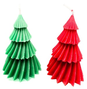 VELA PARAFINA 11CM ÁRVORE VM/VD