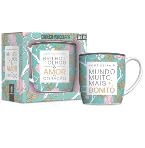 CANECA PORC.300ML URBAN BRILHO NOS OLHOS