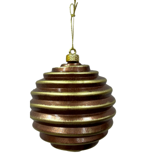  BOLA CX 10CM 3UN DR ENVELHECIDA