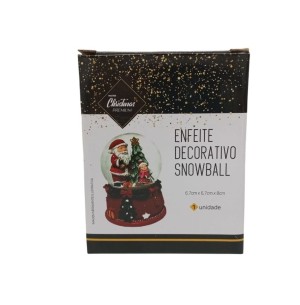 RESINA SNOWBALL DE NEVE 9CM