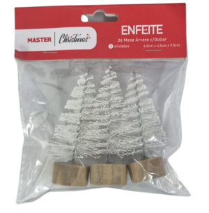  ÁRVORE MINI 9CM BR FL 3UN