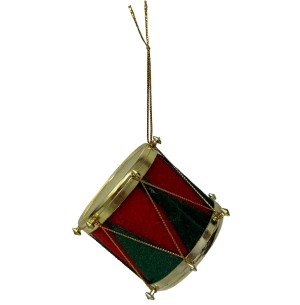  ENFEITE TAMBOR 4CM 3UN