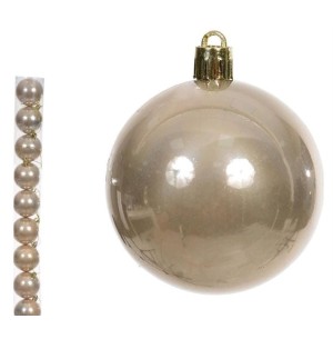 BOLA TUBO 6CM 9UN CHAMAPNHE PEROLADA