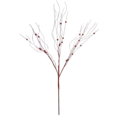 25N ENFEITE GALHO GLITTER 78CM BOLA VM