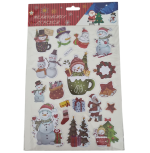  ADESIVO RELEVO 19X30CM NATAL SORTIDO