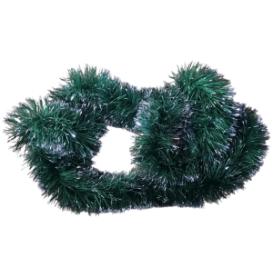  FESTÃO VERDE BORDA PRATA 11CMX2M 6 FITAS 