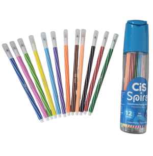 HIDROCOR SPIRO 12 CORES 12UN POTE AZ