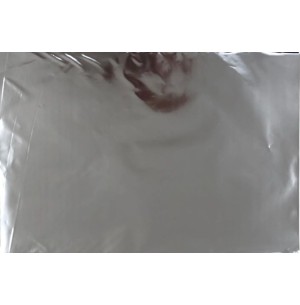 SACO METAL 50X69CM 50UN LISO PRATA