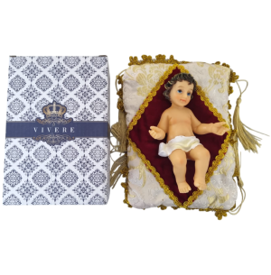 RESINA MENINO JESUS ALMOFADA 15CM