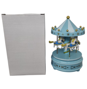 CARROSSEL MUS.AC.PLAST.18CM AZUL