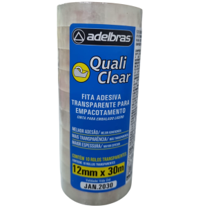 FITA ADES.12MMX30M 10UN TRANSP.