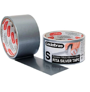 FITA ADES.SILVER TAPE 48MMX5M PRATA