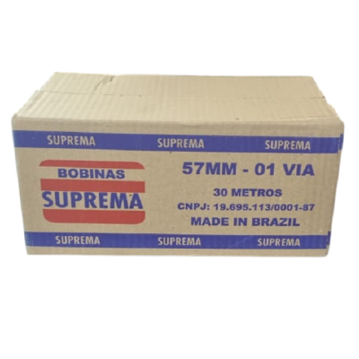 BOBINA P/CALCULADORA 57MMX30M 30UN