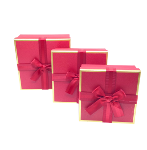 CAIXA PRES.QUAD.3 TAM.19.17.15CM VINHO