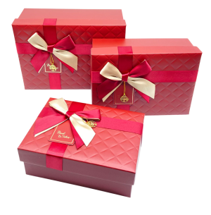 CAIXA PRES.RET.3 TAM.23.21.19CM VINHO