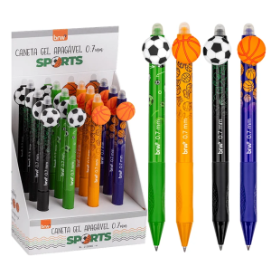 CANETA ESFER.RT GEL APAG 0.7 12UN AZUL SPORTS