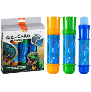 GIZ DE CHÃO 3 CORES RAPTORS