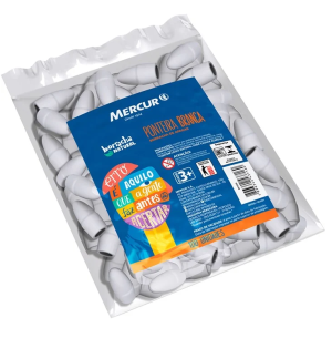 BORRACHA PONTEIRA BRANCA 100UN