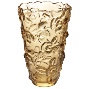 VASO VIDRO 24CM ÂMBAR