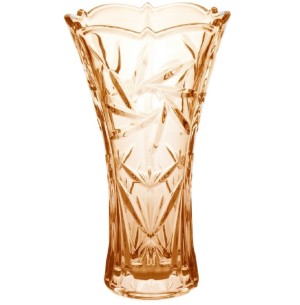 VASO VIDRO 29CM ÂMBAR