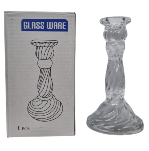 CASTIÇAL VIDRO 16CM