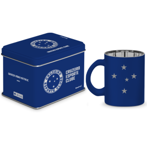 CANECA VIDRO DIAM.MET.LATA 300ML CRUZEIRO