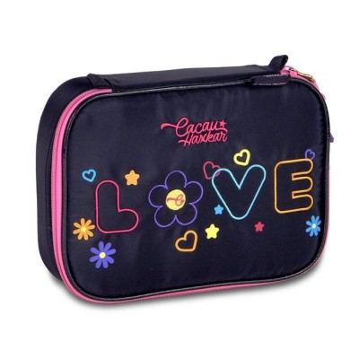 PORTA LÁPIS BOX 1 DIV.CACAU HAXKAR