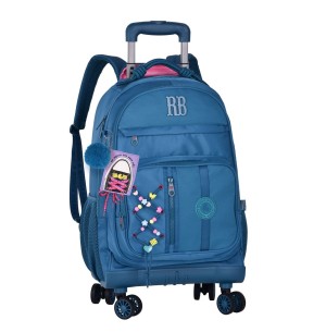 MOCHILA CAR.55CM 4 DIV.REBECCA BONBON RODA 360°