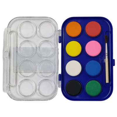 AQUARELA ESTOJO C/PINCEL 08 CORES 