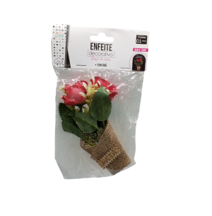 IMÃ ENFEITE FLOR 13CM
