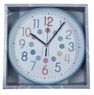 RELOGIO PAREDE INFANTIL 25CM REDONDO 