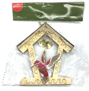 ENFEITE CASA SINO/PÁSSARO 16CM