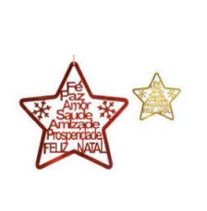 ESTRELA FRASES MAD.31CM