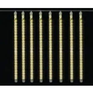 PISCA LED BASTÃO 8 TUBOS 50CM AMARELO